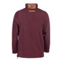 Rydale Mens Huggate Full Zip Fleece Jacket - Dark Burgundy Back