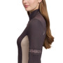 LeMieux Ladies Matilda Mid Layer in Cocoa - Lifestyle Side