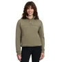 LeMieux Ladies Scarlet Quarter Zip Sweatshirt in Willow Green - Front on Model