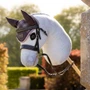 LeMieux Hobby Horse Heritage Fly Hood in Cocoa - Lifestyle