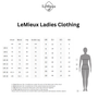 LeMieux Ladies Phoebe Half Zip Waterproof Anorak in Wild Rose - Size Guide