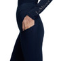 LeMieux Ladies Naomi Tall Pull on Breeches in Navy - Pocket