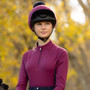 LeMieux Young Rider Classique Base Layer in Blackberry - Lifestyle