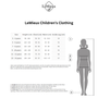 LeMieux Young Rider Classique Base Layer in Blackberry - Size Guide