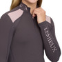 LeMieux Young Rider Mia Mesh Base Layer in Cocoa - Front Detail