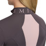 LeMieux Young Rider Mia Mesh Base Layer in Cocoa - Back Detail