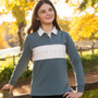 LeMieux Young Rider Riley Rugby Shirt in Aloe - Lifestyle