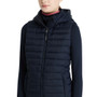LeMieux Young Rider Ruby Puffer Gilet in Navy - Front Detail