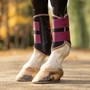 LeMieux Air-Tek Grafter Brushing Boots in Blackberry - Lifestyle