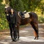 LeMieux Essence Close Contact Saddle Pad in Pear - Lifestyle