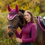 LeMieux Loire Fly Hood in Blackberry - Lifestyle