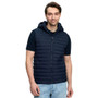 LeMieux Mens Hooded Puffer Gilet in Navy - Front