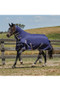 WeatherBeeta ComFiTec Essential Combo Neck Turnout Rug 50gin Navy/Silver/Red