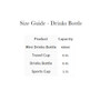 LeMieux Sports Flip Cup - Size Guide