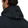 LeMieux Mens Waterproof Lightweight Jacket in Black - Hood Down