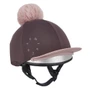 LeMieux Classique Pom Hat Silk in Cocoa - Side