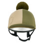 LeMieux Harlequin Hat Silk in Willow/Pear - Front