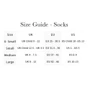 LeMieux Competition Socks - Size Guide