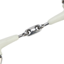 Shires Equikind Softie Flat Ring Peanut Link Eggbutt Bit
