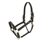 Velociti LUSSO Girona Leather Headcollar in Black