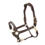 Velociti LUSSO Soria Control Leather Headcollar in Havana