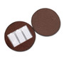 Velociti Round Number Holder in brown