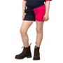 Rydale Girls Kirby Quartered Rugby Shorts - Navy/Bonbon
