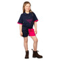 Rydale Girls Kirby Quartered Rugby Shorts - Outfit