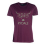 Rydale Ladies Kirby Highland Cow T-Shirt - Dark Berry