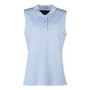 Rydale Ladies Kirby Sleeveless Polo Shirt - Soft Blue