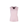 Rydale Ladies Emma V Neck Cable Knit Vest - Soft Pink