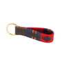 Rydale Askwith Leather Loop Polo Key Ring - Navy/Red/Red