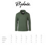 Rydale Mens Kelk Overhead Fleece - Size Guide