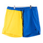 Rydale Mens Ganton Quartered Rugby Shorts - Blue/Yellow