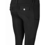 back of the black Woof Wear Young Rider Elite Riding Tights
