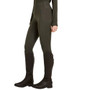 Side of the dark green Toggi Ladies Winter Riding Tights