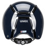 Uvex Exxeed Shiny Chrome Riding Hat - Back