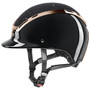 Uvex Exxeed Glow Riding Hat - Black/Rose Gold