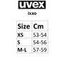 Uvex IXXO Active Riding Hat - Size Guide