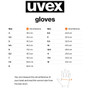 Uvex Vida Planet Gloves - Size Guide