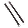 Premier Equine Hunter Bridle Cheek Pieces - Dark Havana