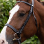 Premier Equine Hunter Bridle Cheek Pieces - Dark Havana