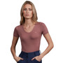 Premier Equine  Ladies Prospero T-Shirt - Rosewood - Front