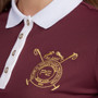 Premier Equine Ladies Heritage Polo Shirt - Tawny Port - Logo