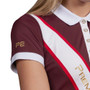 Premier Equine Ladies Heritage Polo Shirt - Tawny Port - Sleeve