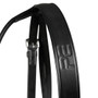 Premier Equine Hunter Plain Bridle Headpiece - Black - logo