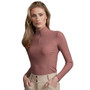 Premier Equine Ladies Prospero Long Sleeve Training Top - Rosewood - Front