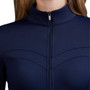 Premier Equine Ladies Prospero Slimline Jacket - Navy - Front Zip