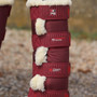 Premier Equine Techno Wool Travel Boots - Burgundy
