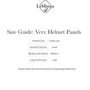 LeMieux Verv Helmet Panel Size Guide